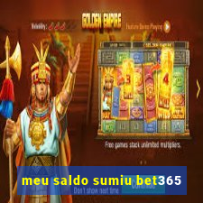 meu saldo sumiu bet365