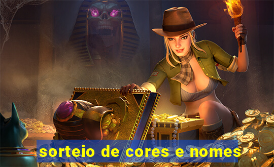 sorteio de cores e nomes