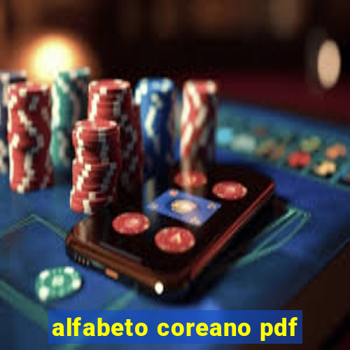 alfabeto coreano pdf