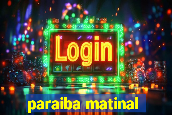 paraiba matinal