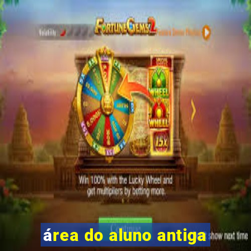 área do aluno antiga