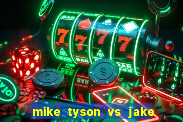 mike tyson vs jake paul assistir online