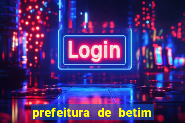 prefeitura de betim contracheque online