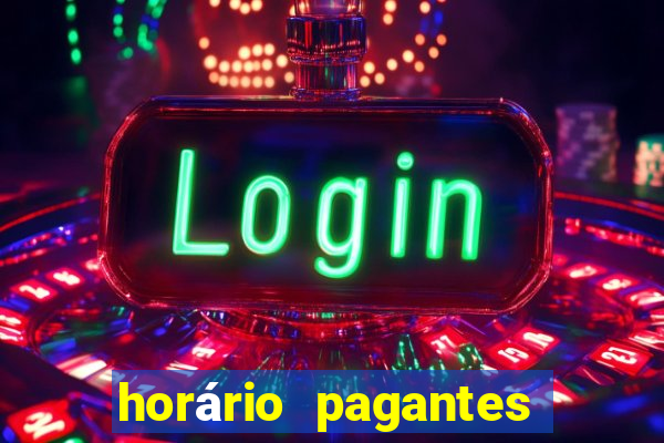 horário pagantes do fortune tiger