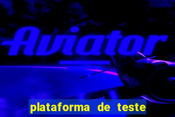 plataforma de teste pg demo