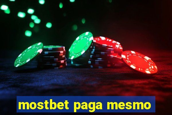 mostbet paga mesmo