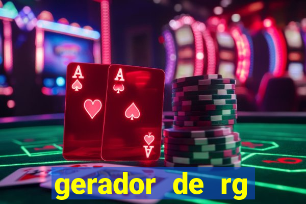 gerador de rg frente e verso