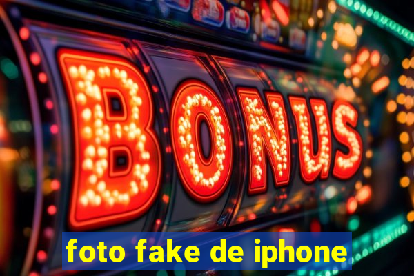 foto fake de iphone