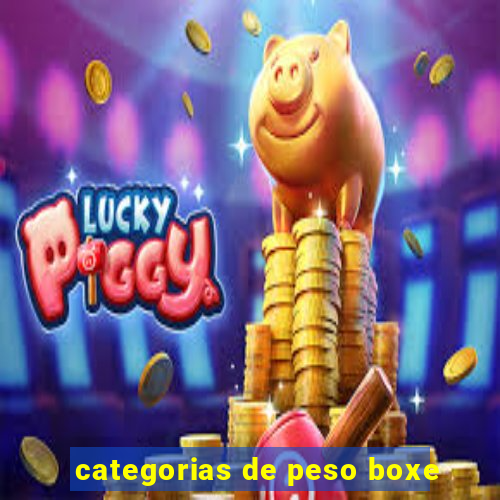 categorias de peso boxe